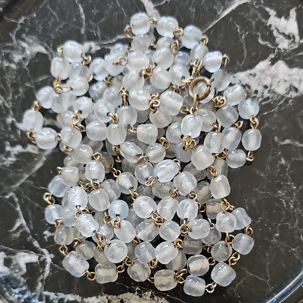 Moonstone Beautiful Faceted Vintage Neckace